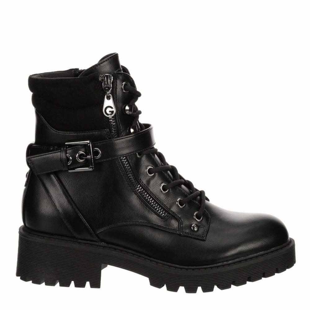 ladies black lace up work shoes