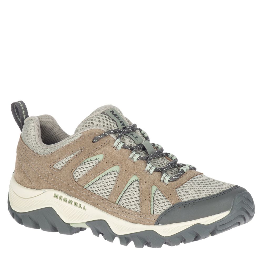 Tan Merrell Womens Oakcreek Mid Wp Shoe | Boots | Rack Shoes