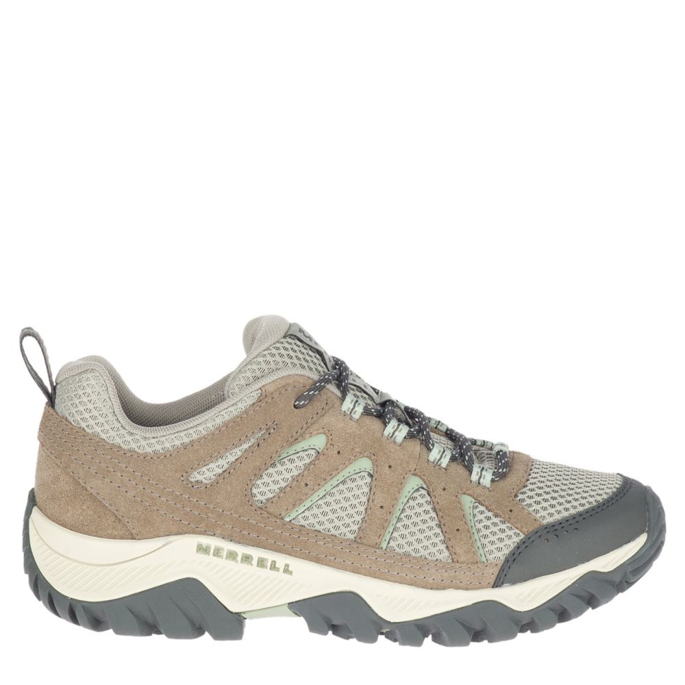 Tan Womens Oakcreek Mid Wp Hiking Shoe, Merrell