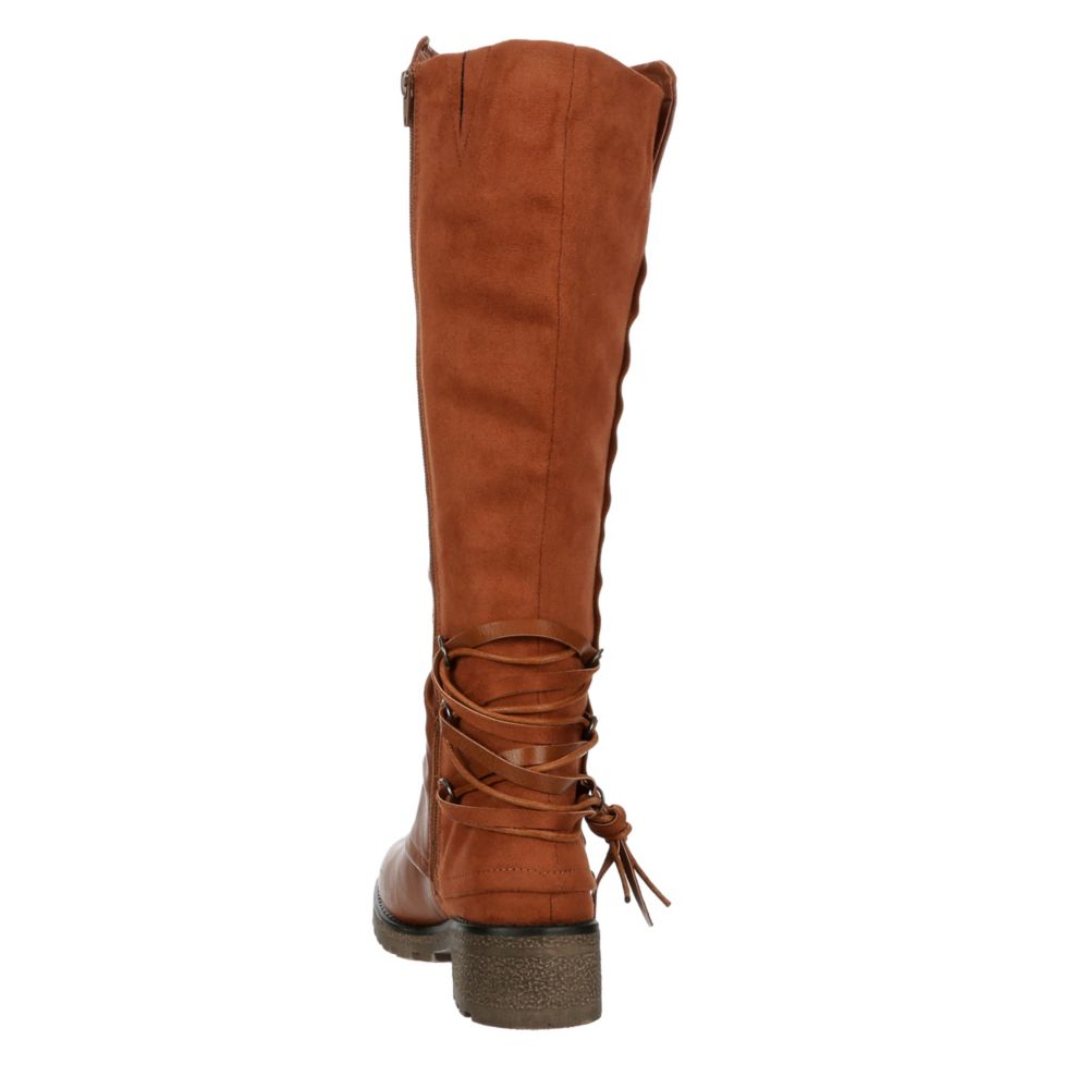 Cognac Eva & Zoe Womens Cocoa Tall Boot | Boots | Rack Room Shoes