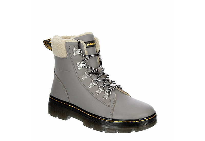 GREY DR.MARTENS Womens Combs W Boot