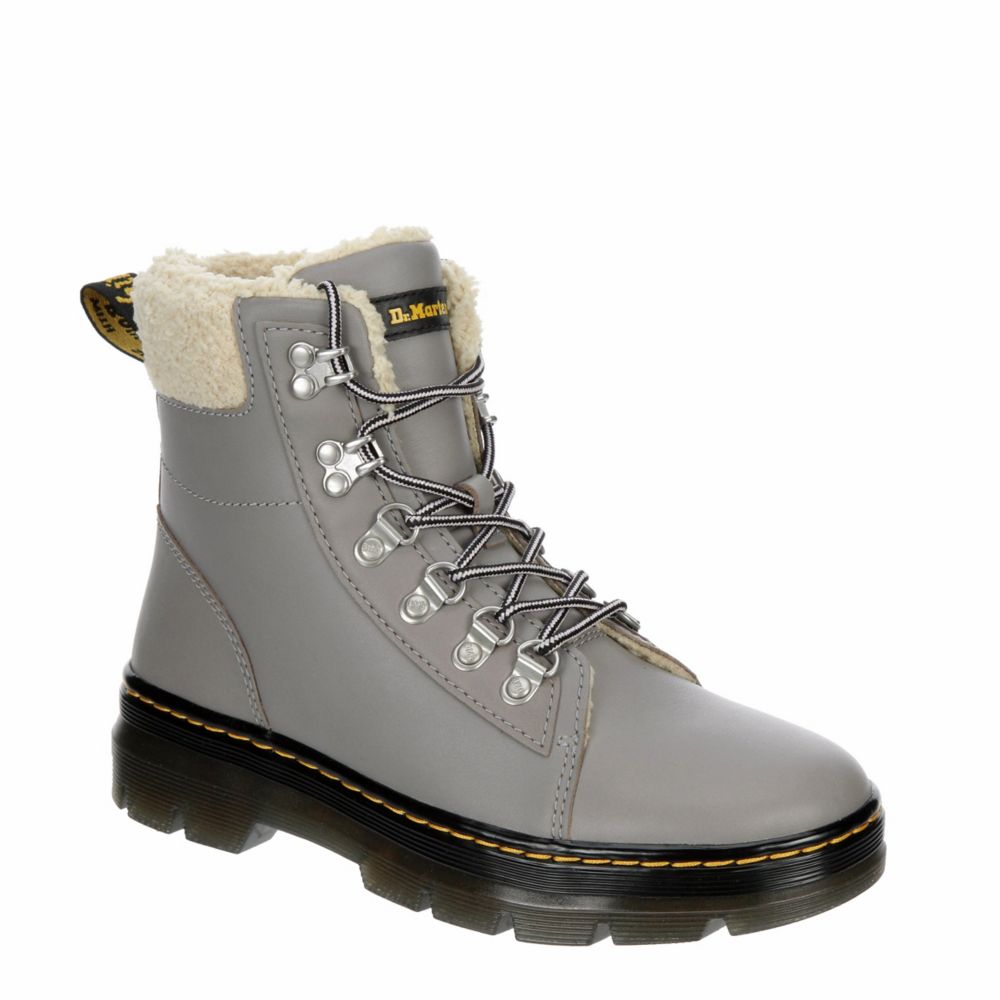 Dr.martens Womens Combs W Boot - Grey