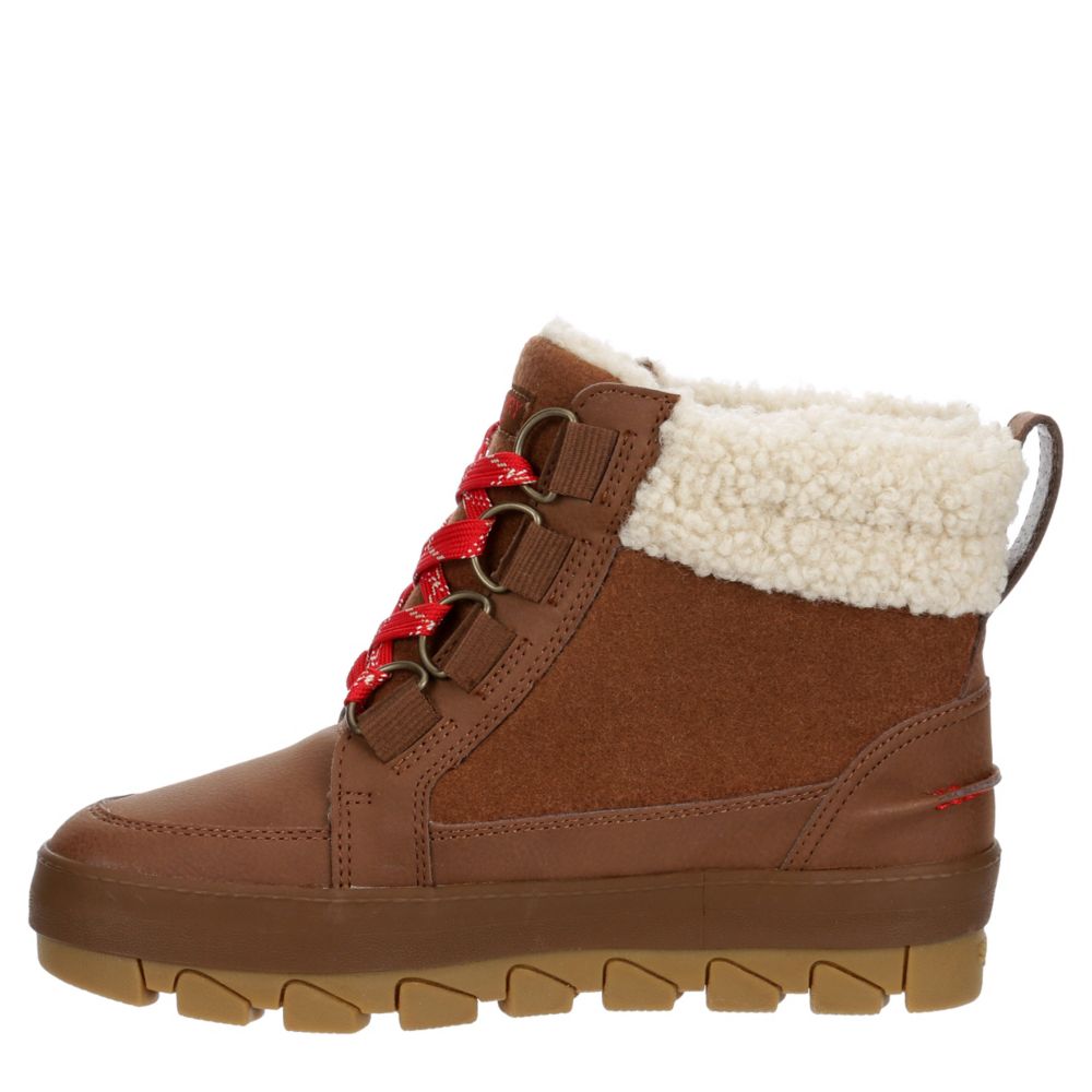 Tan Sperry Womens Juneau Low Hiker Wool Boot | Boots | Rack Room Shoes