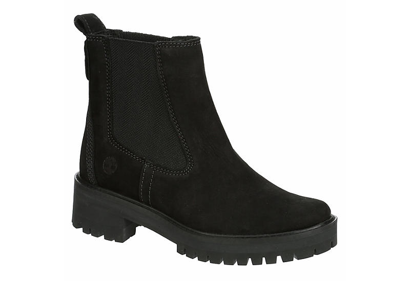 Black Timberland Womens Courmayeur Valley Chelsea Boot | Boots | Rack Shoes