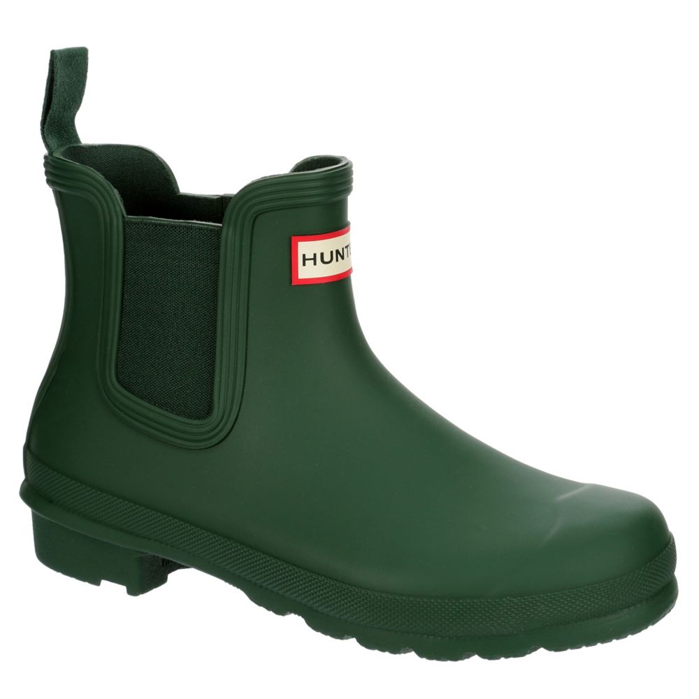 DARK GREEN HUNTER Womens Original Chelsea Rain Boot