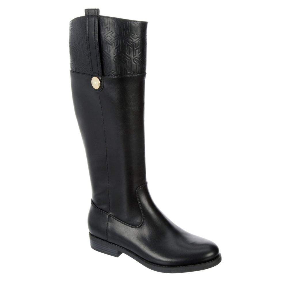 Black Tommy Hilfiger Womens Semira Tall | Boots | Rack Room Shoes