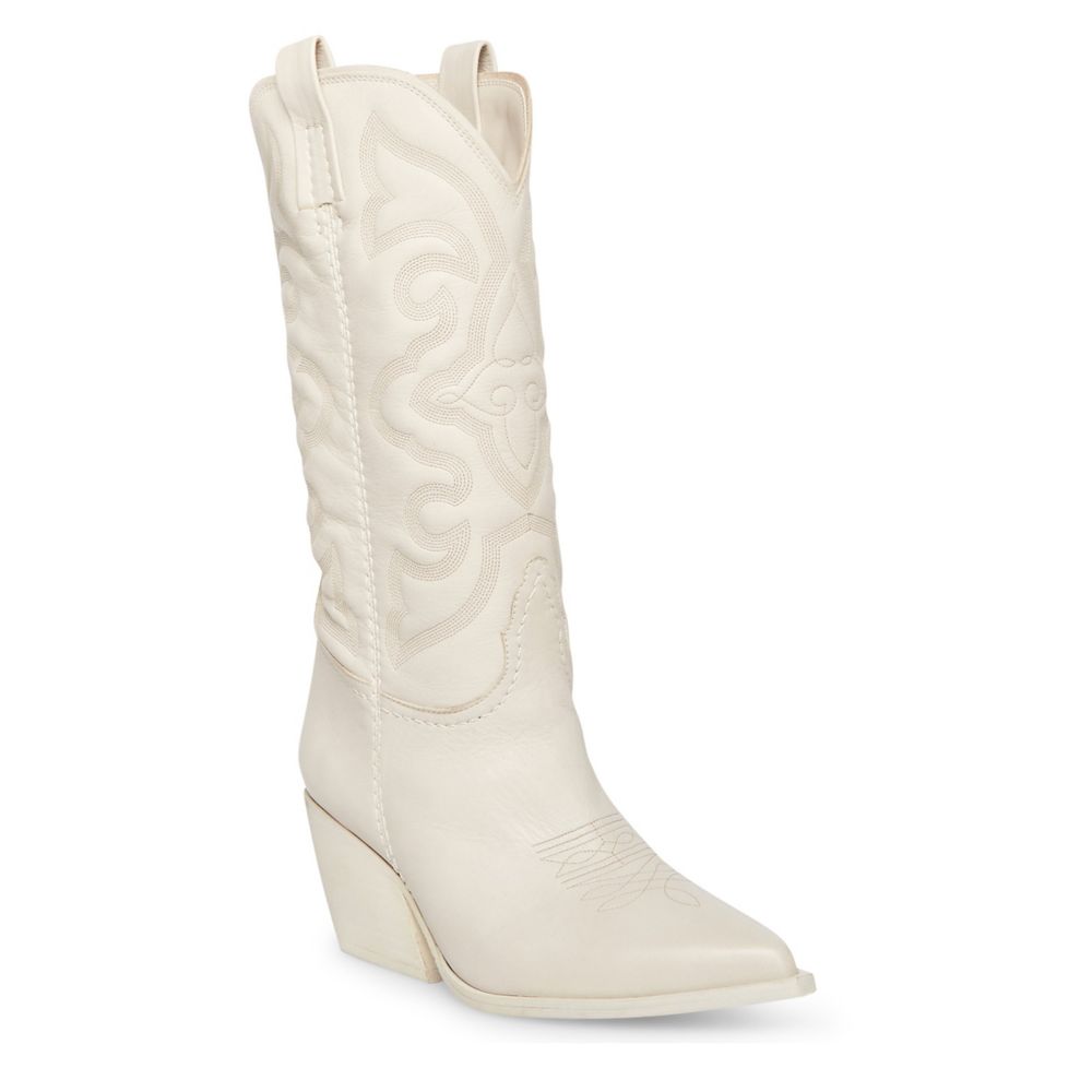 clima dolor de cabeza vela White Steve Madden Womens West Western Boot | Boots | Rack Room Shoes