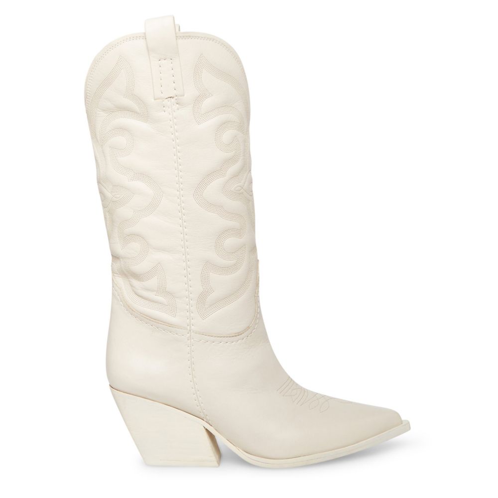 White Steve Womens West Western | Boots | Room Shoes