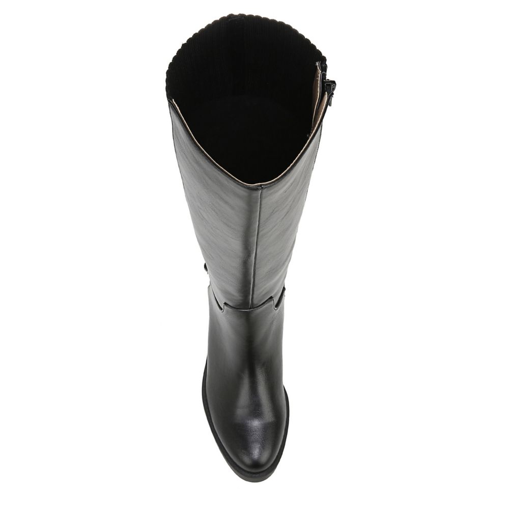 Womens black hotsell boots wide fit