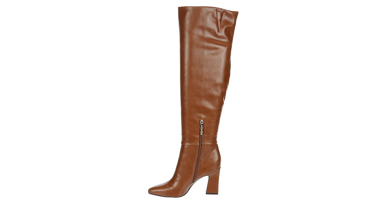 Michael By Michael Shannon Womens Camille Wide Calf Over The Knee Boot -  Mocha