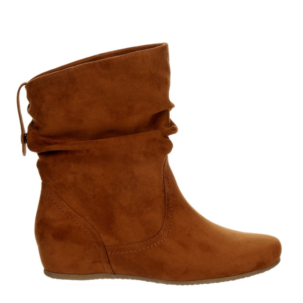 Cognac Xappeal Womens Carney Wedge Boot Rack Room Shoes