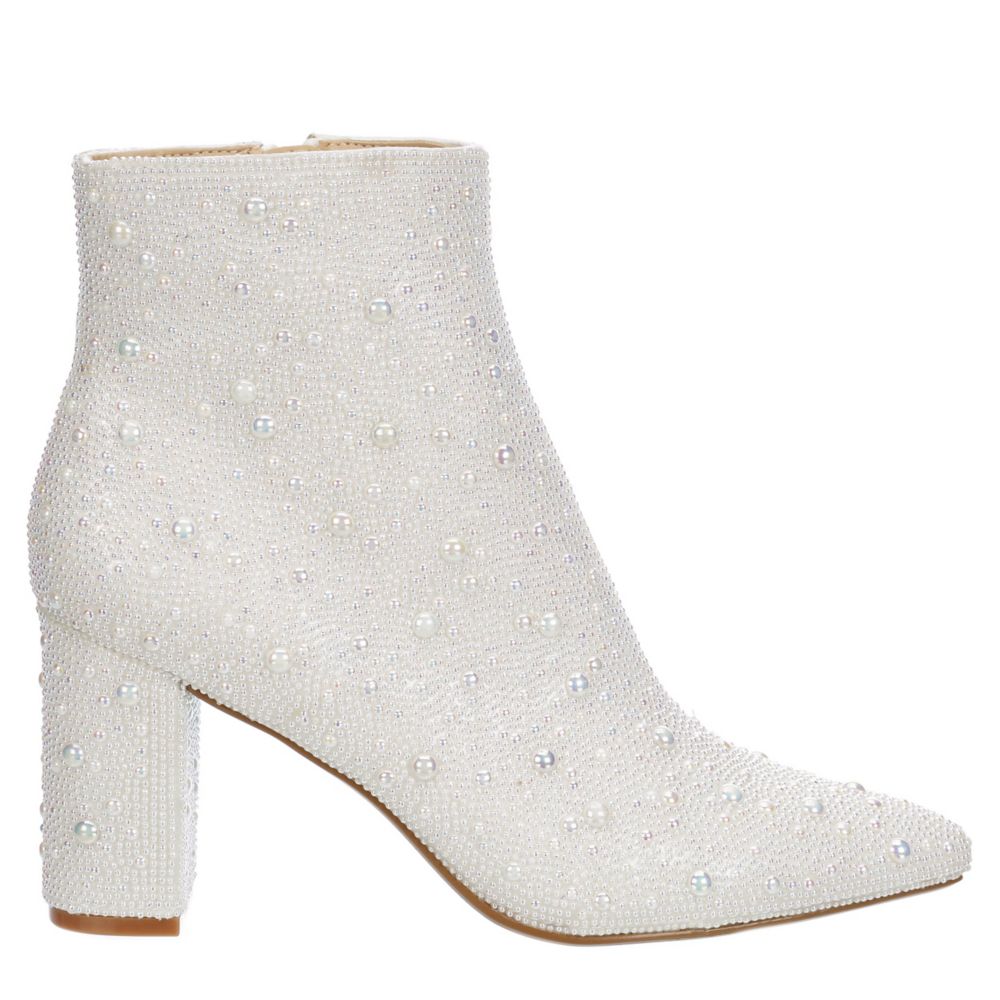 betsey johnson white boots