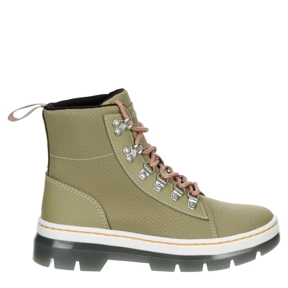 Olive Womens Combs Nylon Combat Boot | Dr.martens | Rack Room Shoes