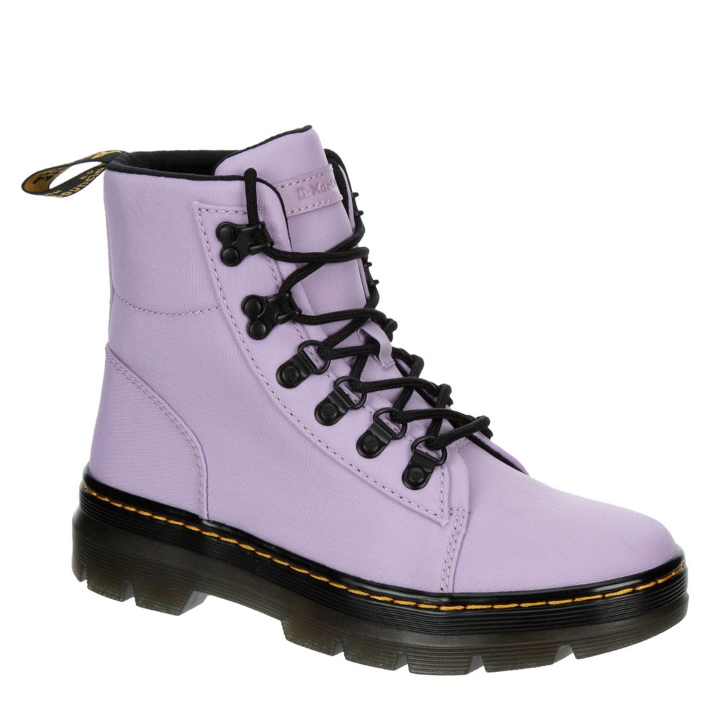 Lilac Womens Nylon Combat Boot | Boots | Rack Room Shoes