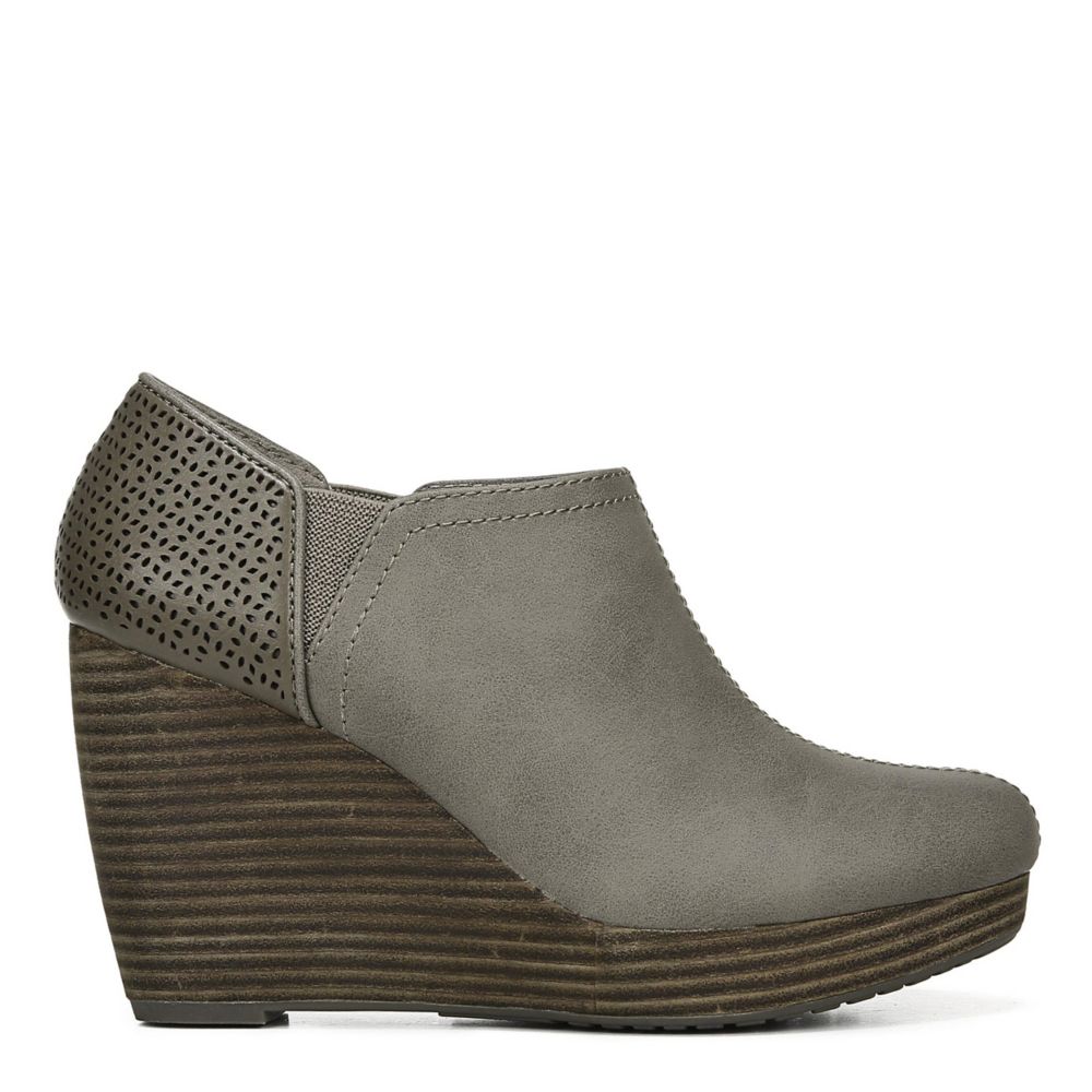 Womens grey clearance wedge boots