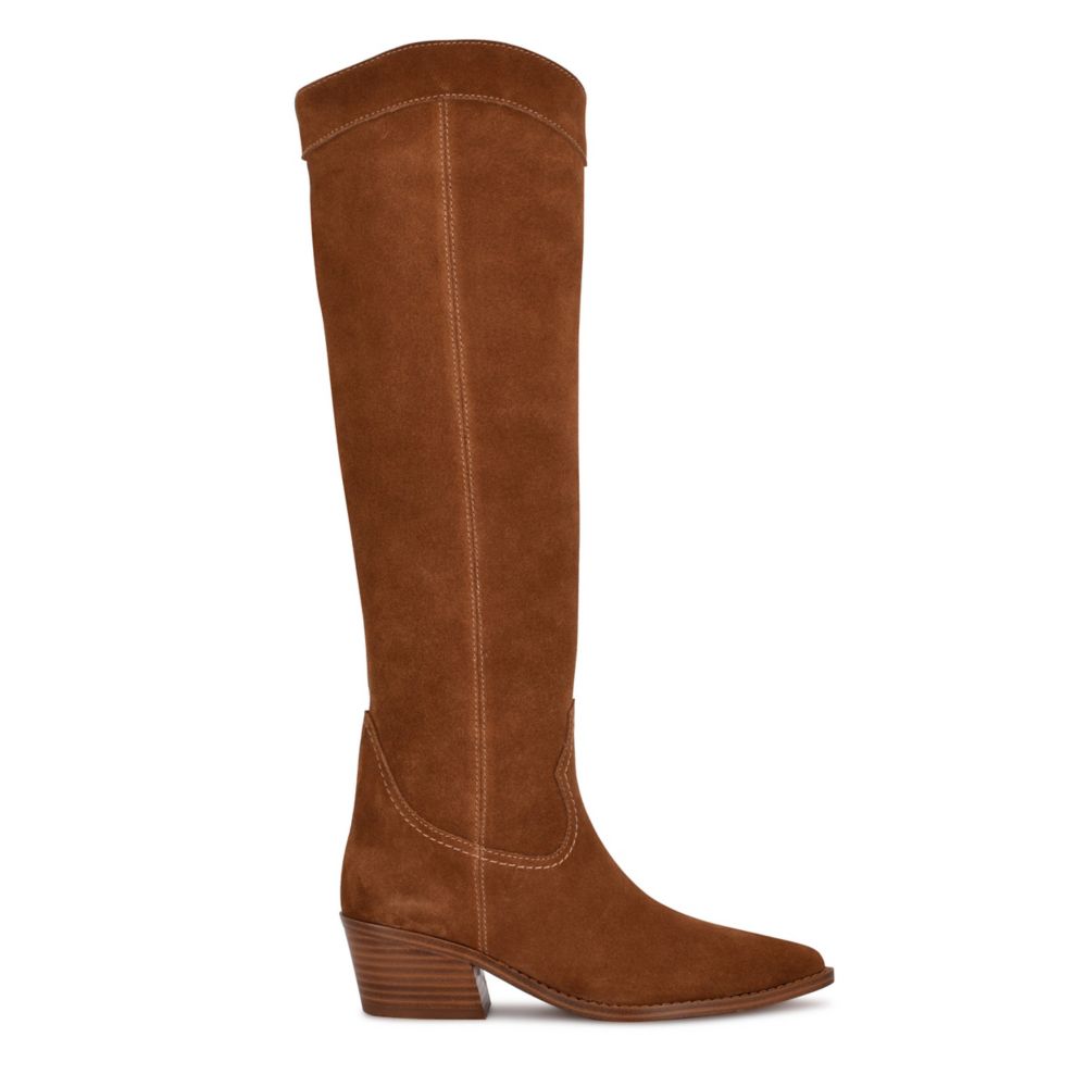 nine west suede boots tall