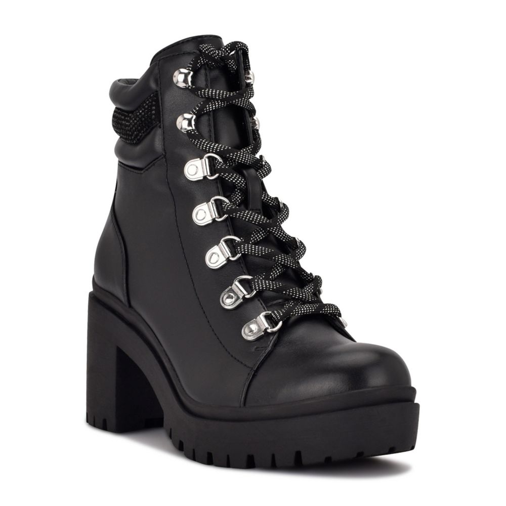 Nine west lace up combat boots