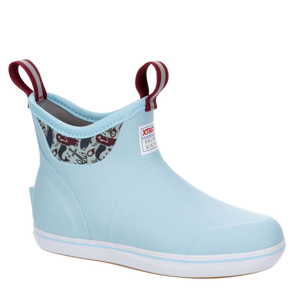 Light Blue Xtratuf Womens 6 Salmon Sisters Ankle Deck Boot | Boots ...