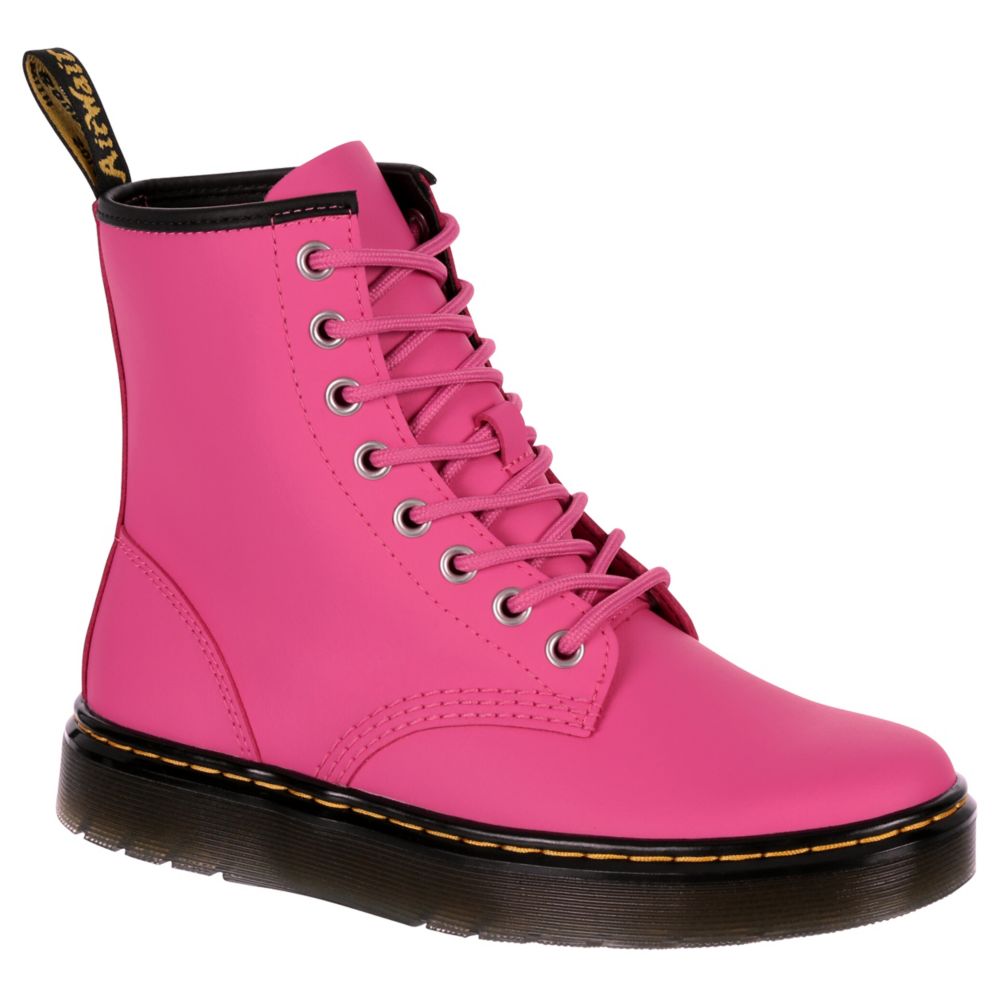 Womens pink combat boots sale