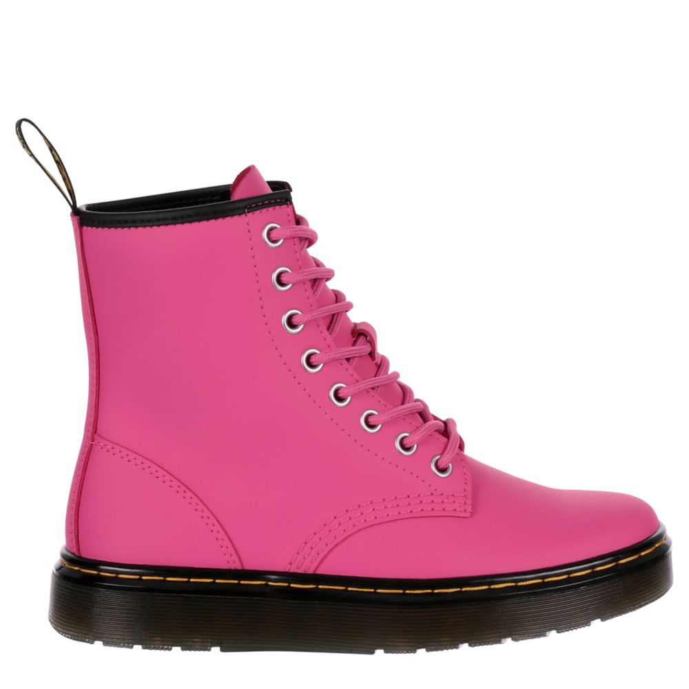 WOMENS ZAVALA THRIFT COMBAT BOOT PINK