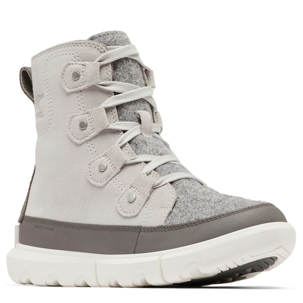 Women's gray sorel clearance boots