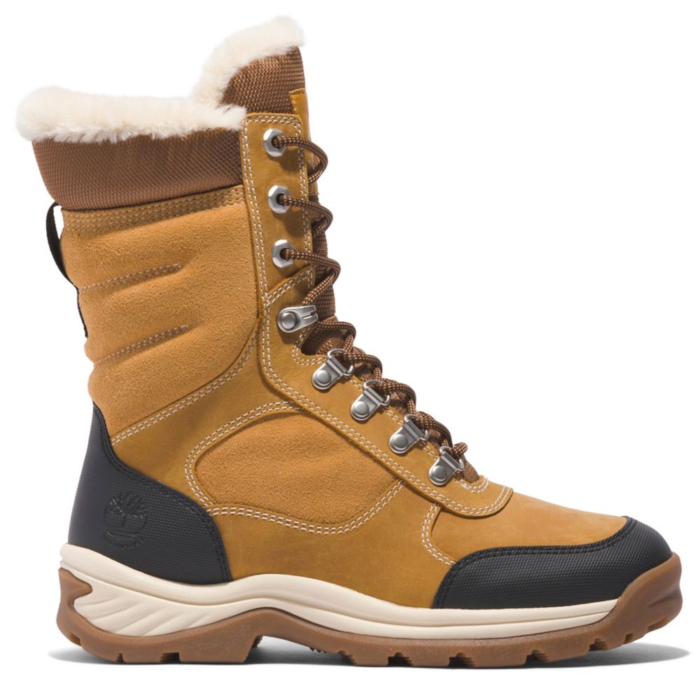 Wheat Womens White Ledge Mid Lace Boot | Timberland | Rack Room Shoes