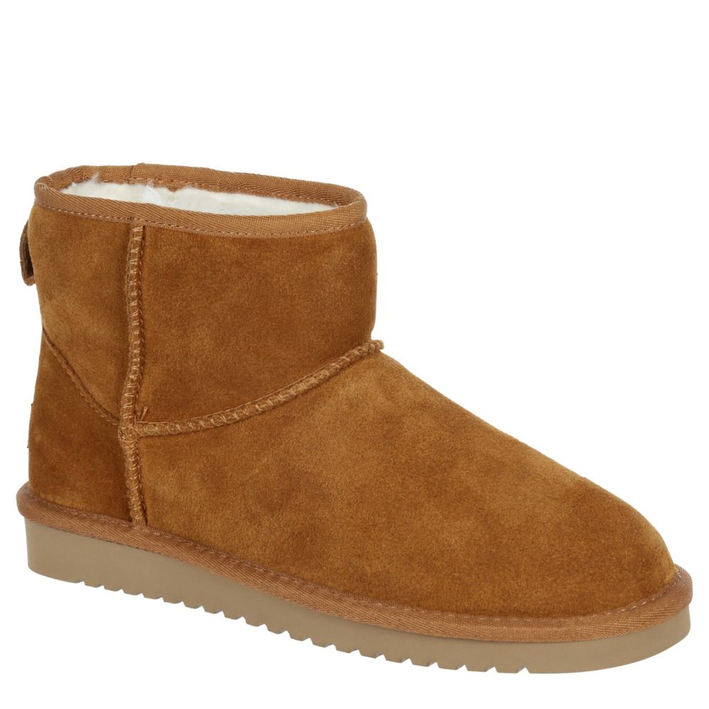 WOMENS KOOLA MINI II FUR BOOT - CHESTNUT