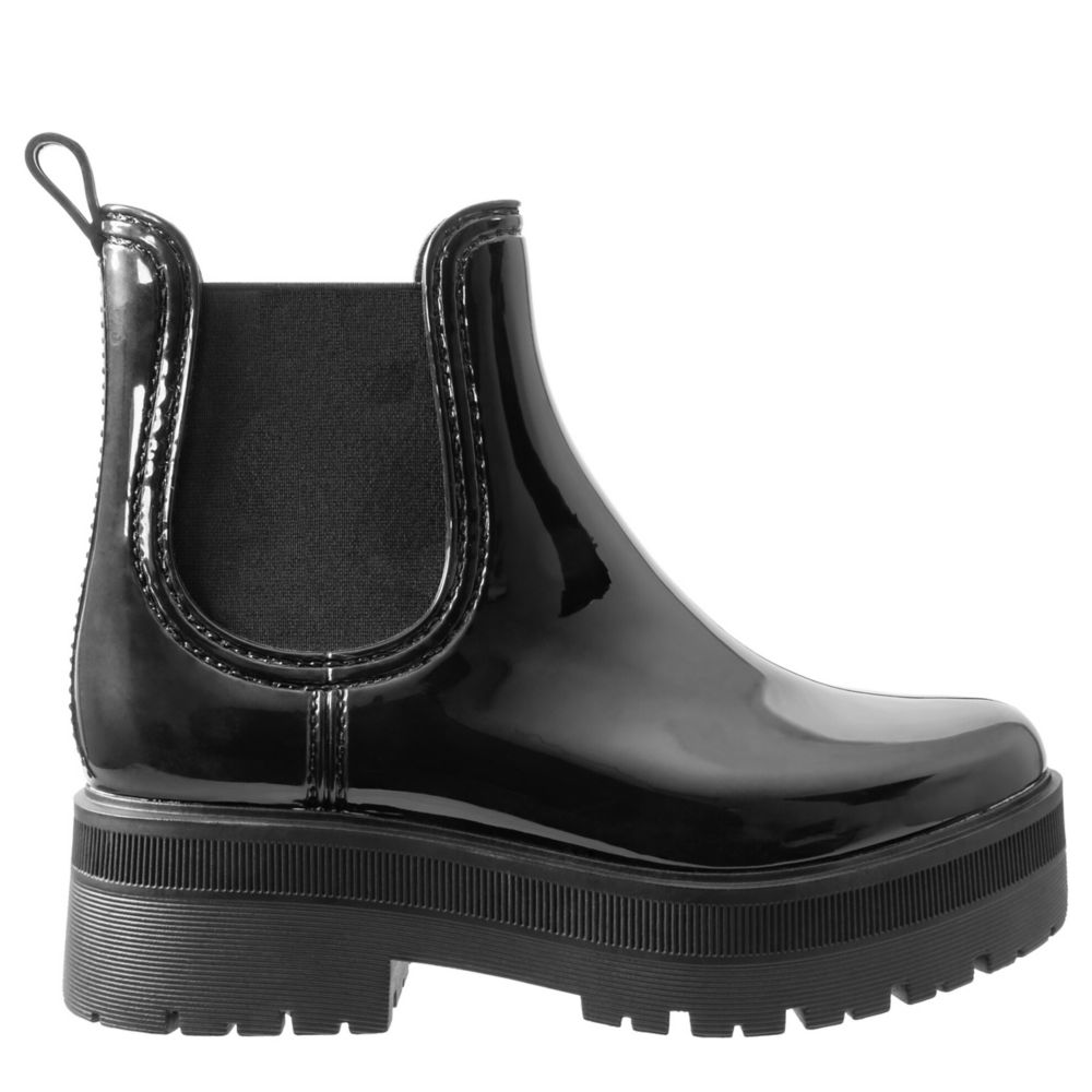 Black Capelli Womens Chunky Rain Boot | Rack Room Shoes