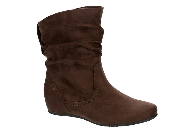 Chocolate Xappeal Womens Carney Wedge Boot | Boots | Rack Room Shoes