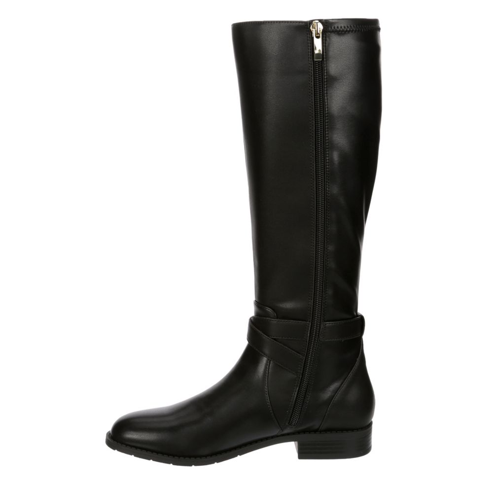 Black Michael By Michael Shannon Womens Yvette Tall Wide Calf Riding ...