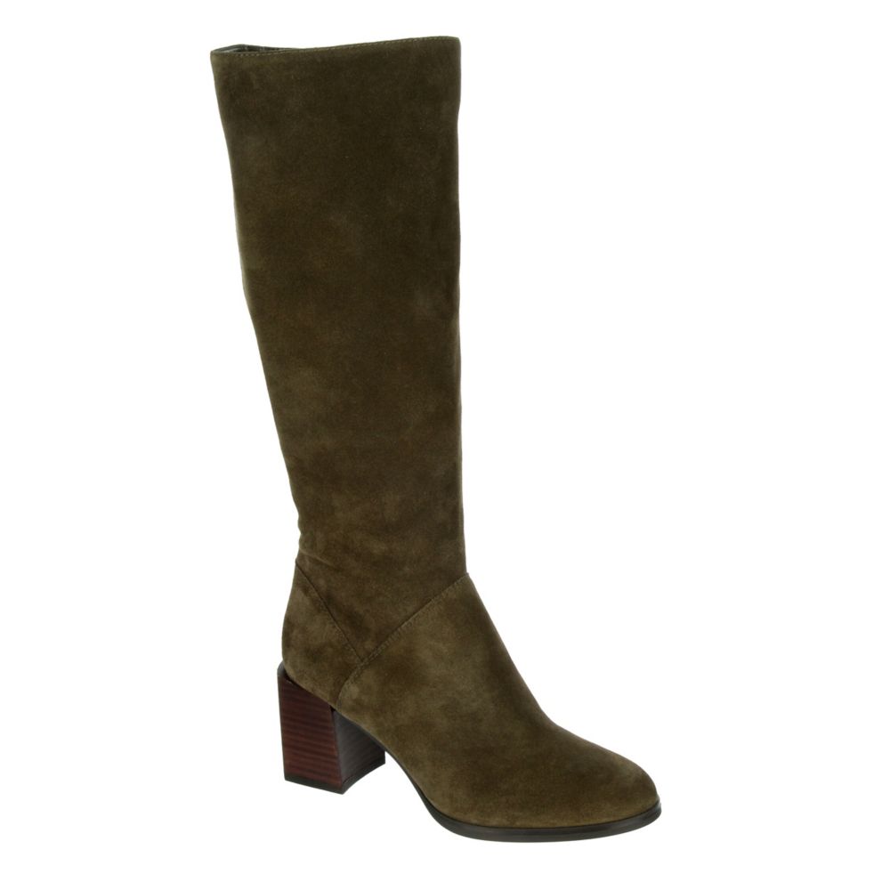 Olive wide calf boots best sale