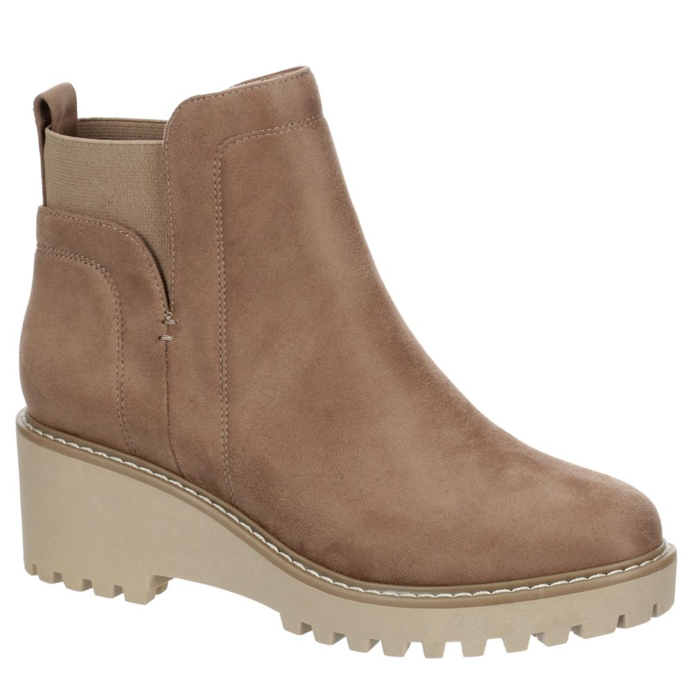 TAN DV BY DOLCE VITA Womens Rielle Wedge Ankle Boot