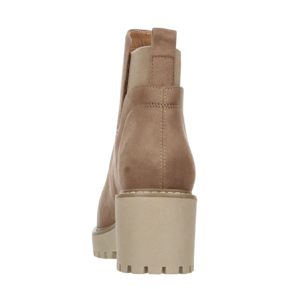 Dv By Dolce Vita Womens Rielle Wedge Ankle Boot - Tan