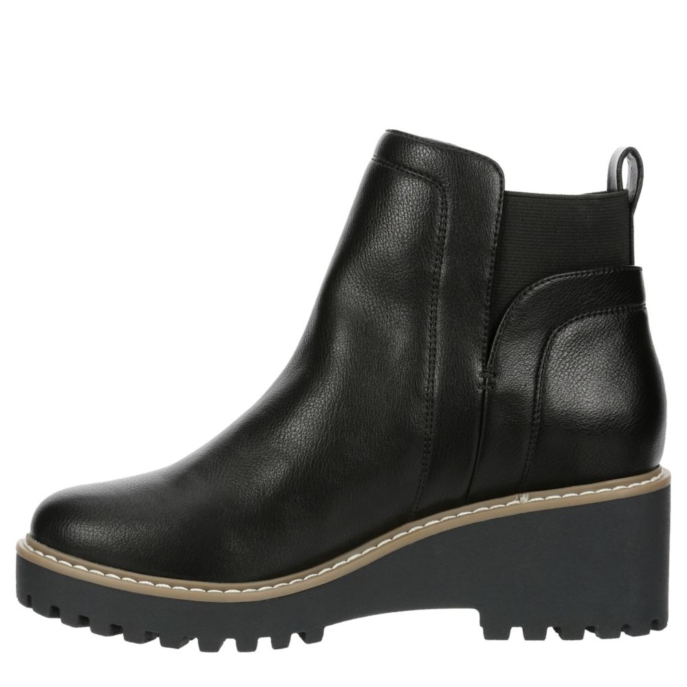 Black Dv By Dolce Vita Womens Rielle Wedge Ankle Boot | Boots