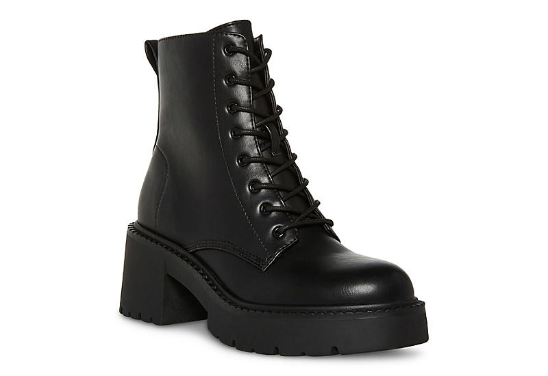 Black Madden Girl Womens Talent Combat Boot | Boots | Rack Room Shoes