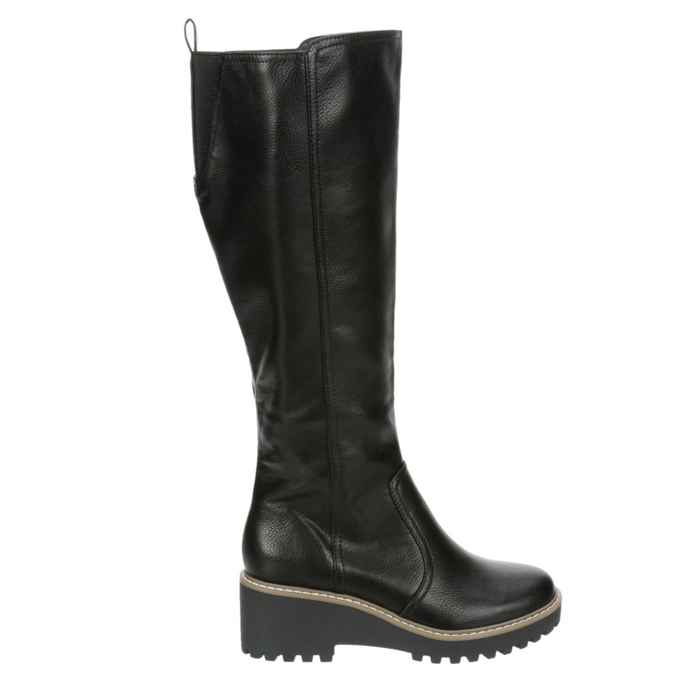 WOMENS RHORY TALL WIDE CALF WEDGE BOOT