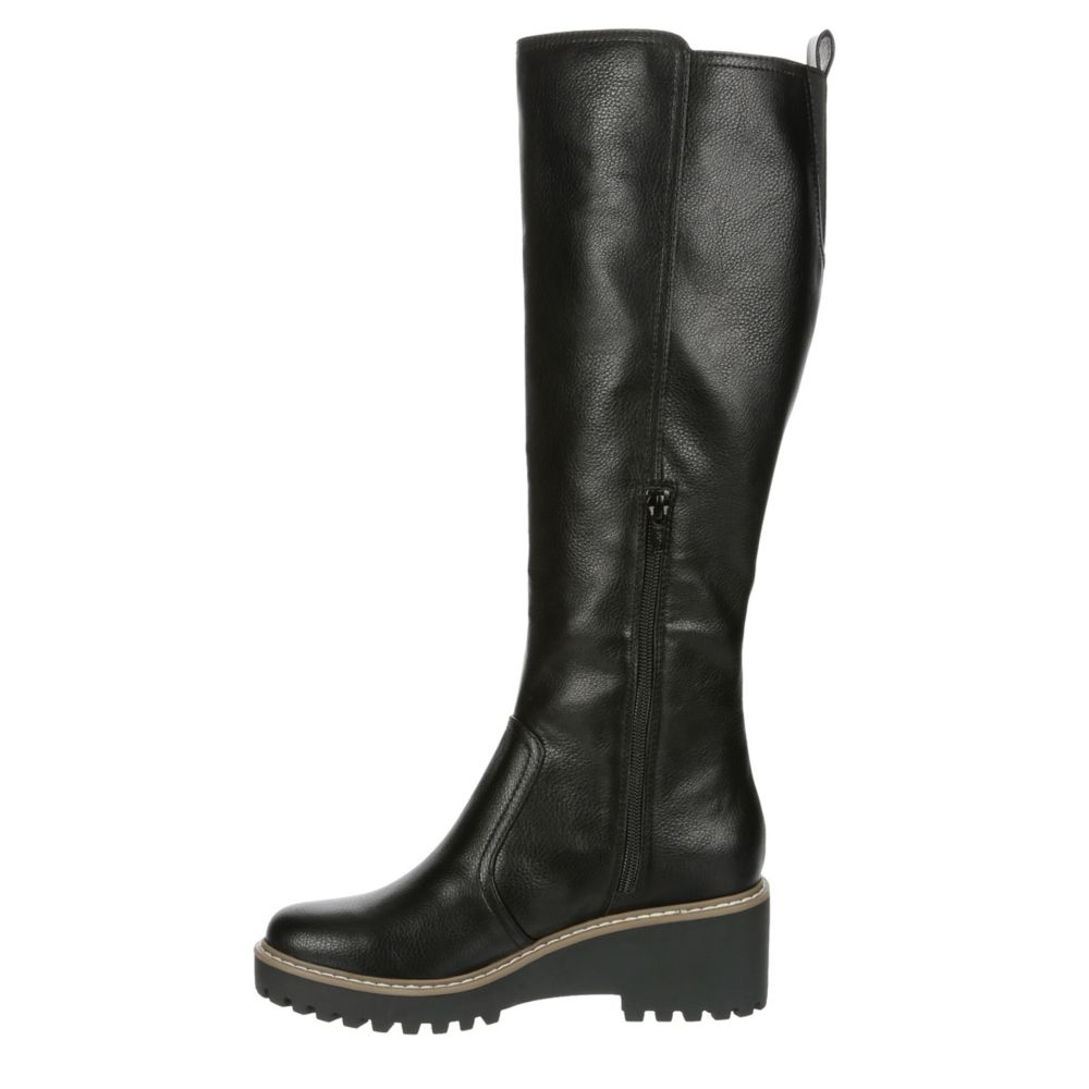 WOMENS RHORY TALL WIDE CALF WEDGE BOOT