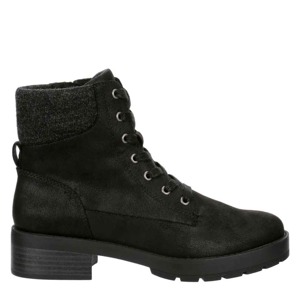 WOMENS TERYN LACE UP BOOT - BLACK