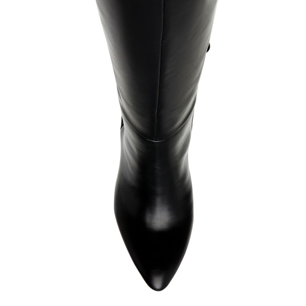 WOMENS PAULIANA TALL WIDE CALF WEDGE DRESS BOOT