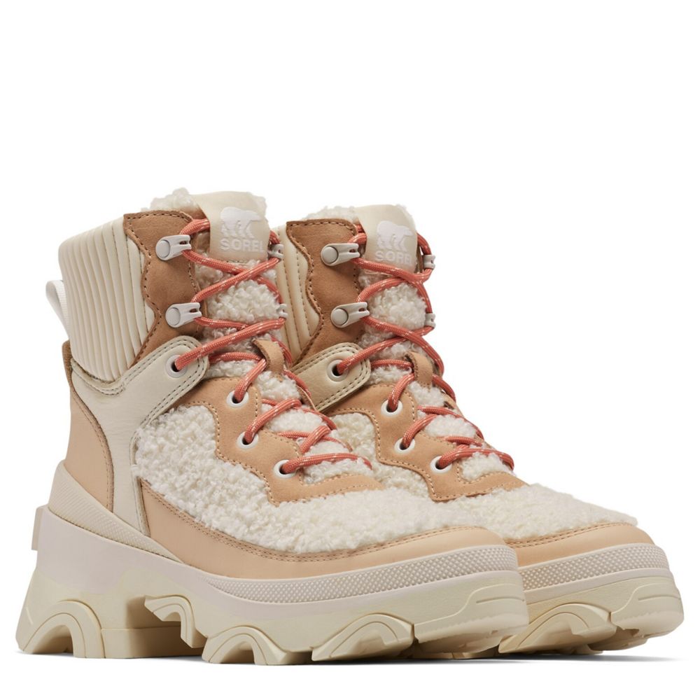 Sand Sorel Womens Brex Cozy Lace Boot | Boots | Rack Room Shoes