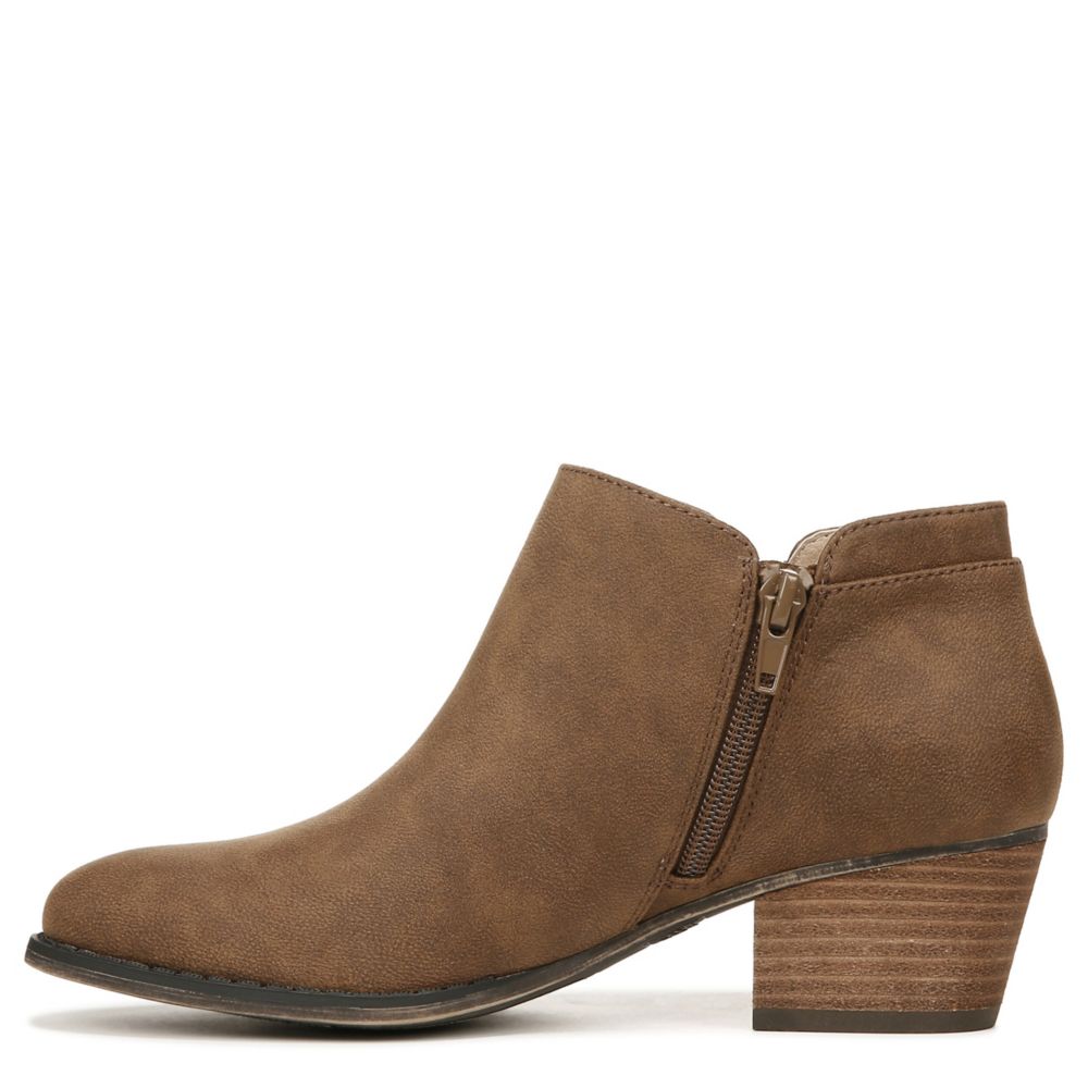 Cognac Lifestride Womens Blake Zip Bootie | Boots | Rack Room Shoes