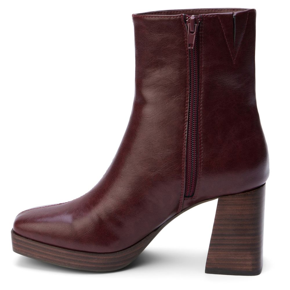 WOMENS DUKE ANKLE BOOT - BURGUNDY