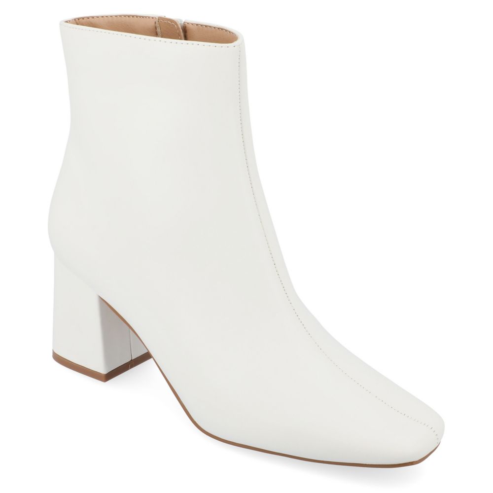 White Womens Haylinn Ankle Boot | Journee Collection | Rack Room Shoes