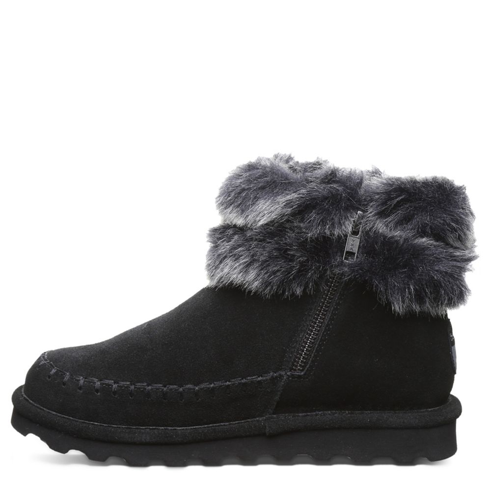 Bearpaw Womens Chloe  Water Resistant Fur Boot