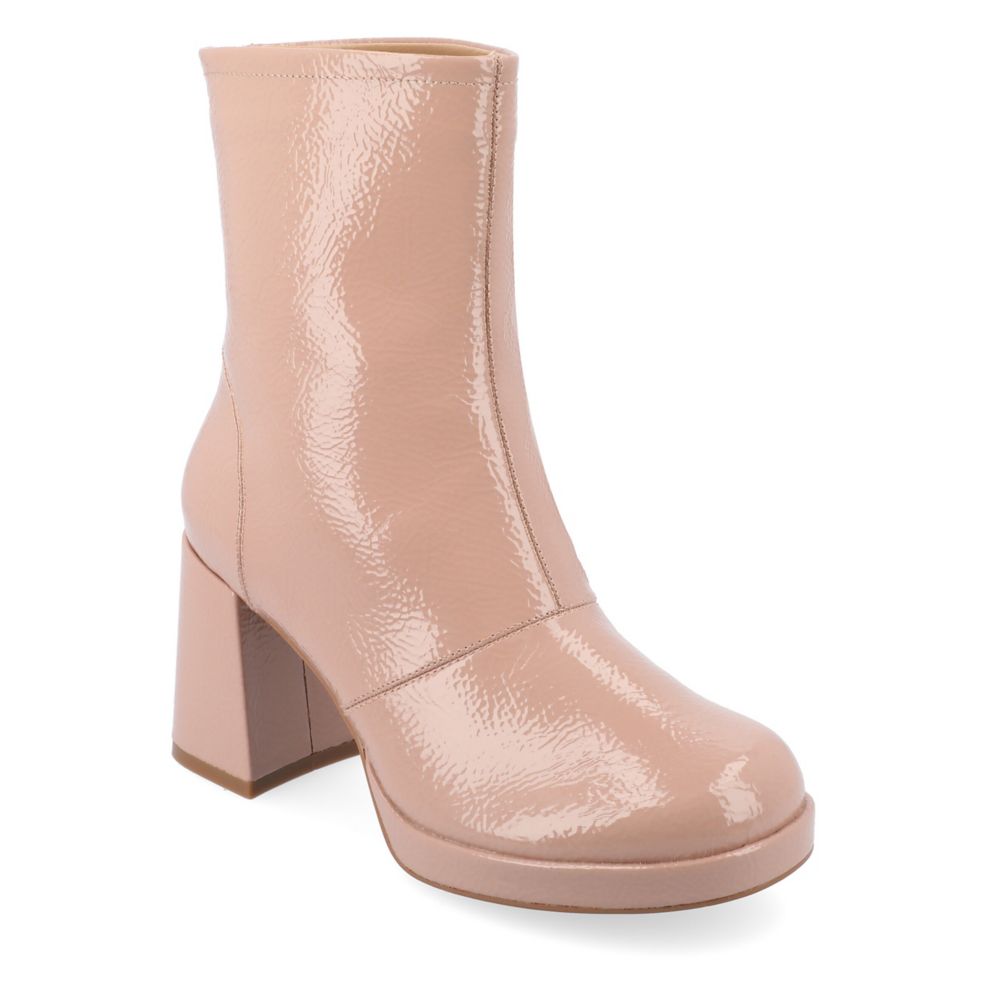 PALE PINK Journee Collection Womens Aylani Ankle Boot