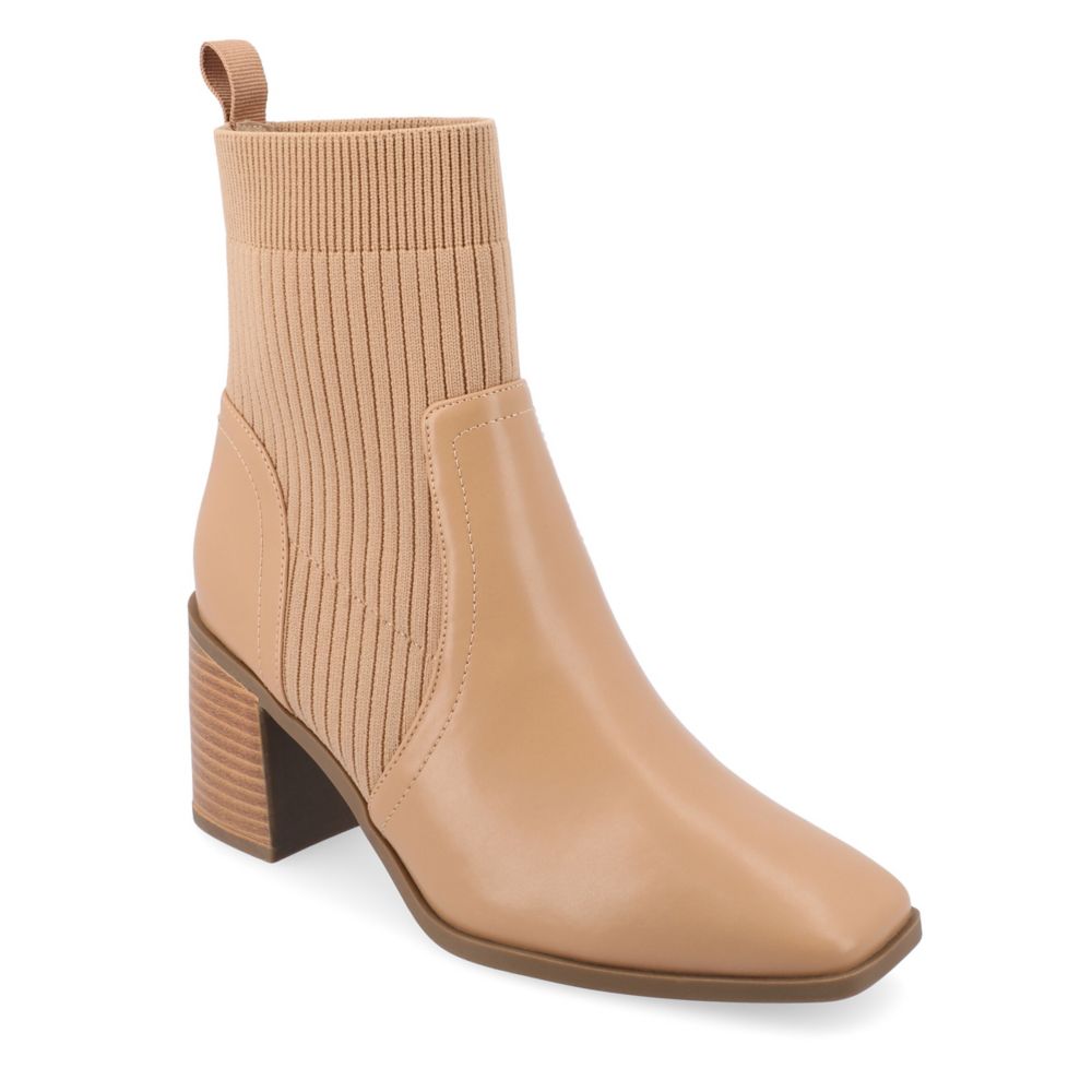 TAN Journee Collection Womens Harlowe Booties