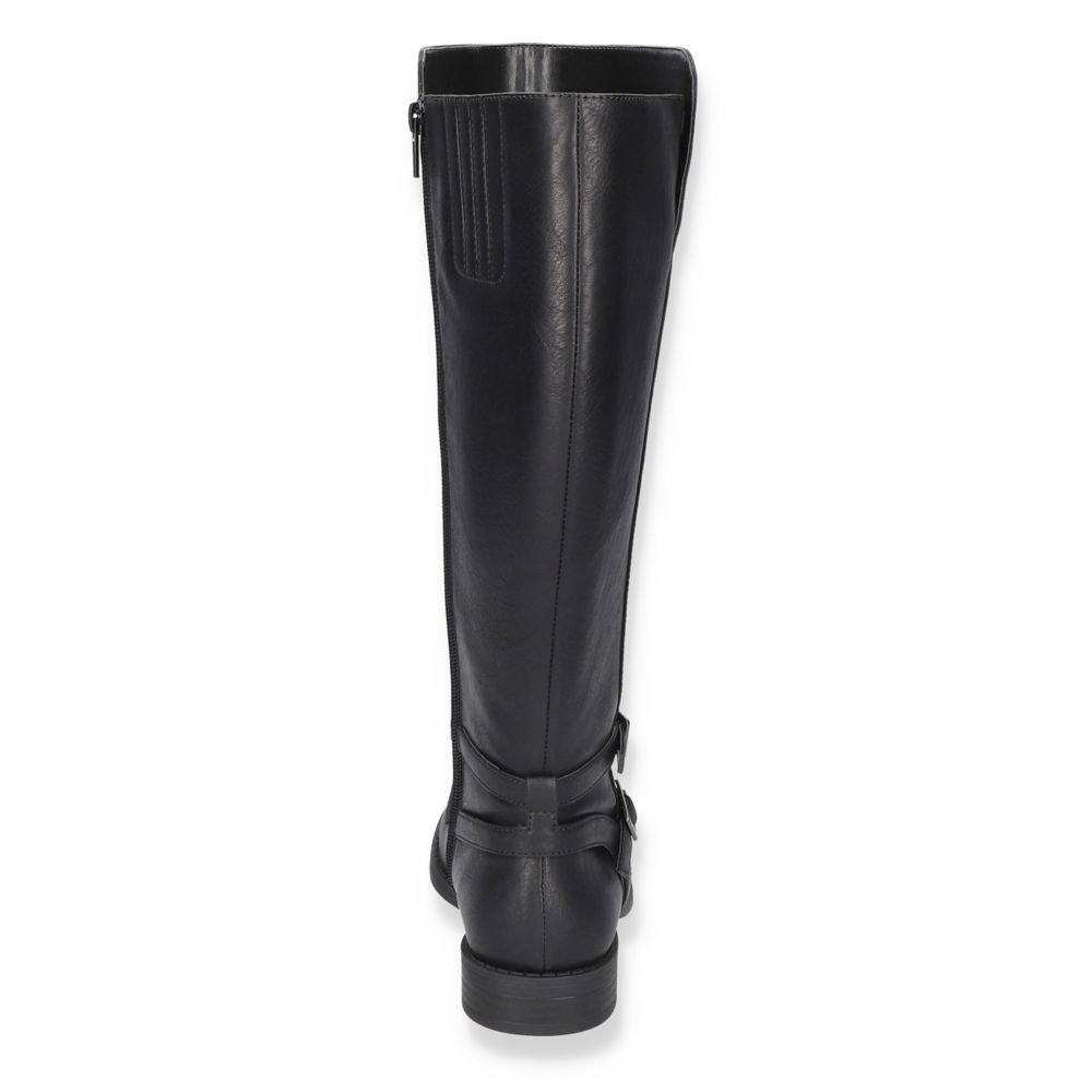 Easy Street Womens Bay Plus Wide Calf Riding Boot