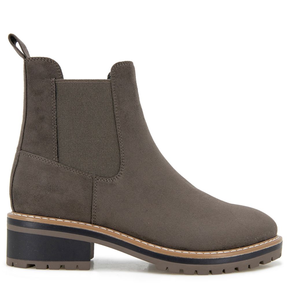 KENSIE WOMENS KHAI CHELSEA BOOT DARK GREY