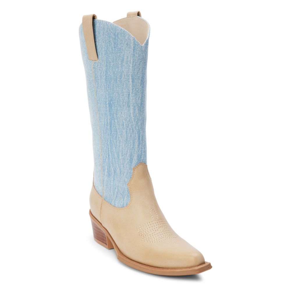 Denim Womens Banks Western Boot Coconuts Rack Room Shoes