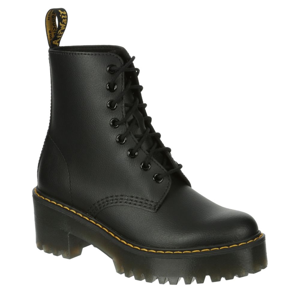 Dr. Martens Women s Athena Sanguine 8 Eye Boot Black Ankle Boots 8